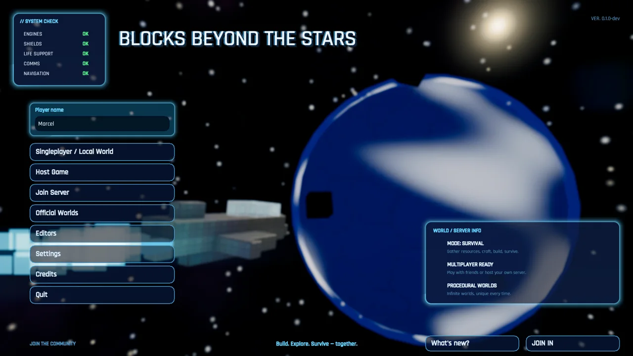 Blocks Beyond the Stars official artwork