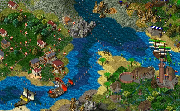 Widelands screenshot